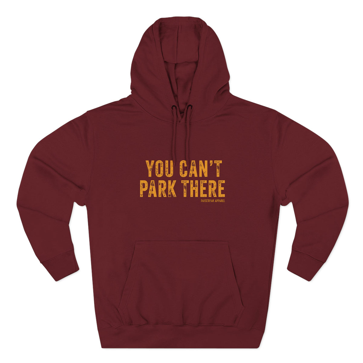 You Can't Park There Hoodie — Vintage Fishing Logo Fleece Pullover