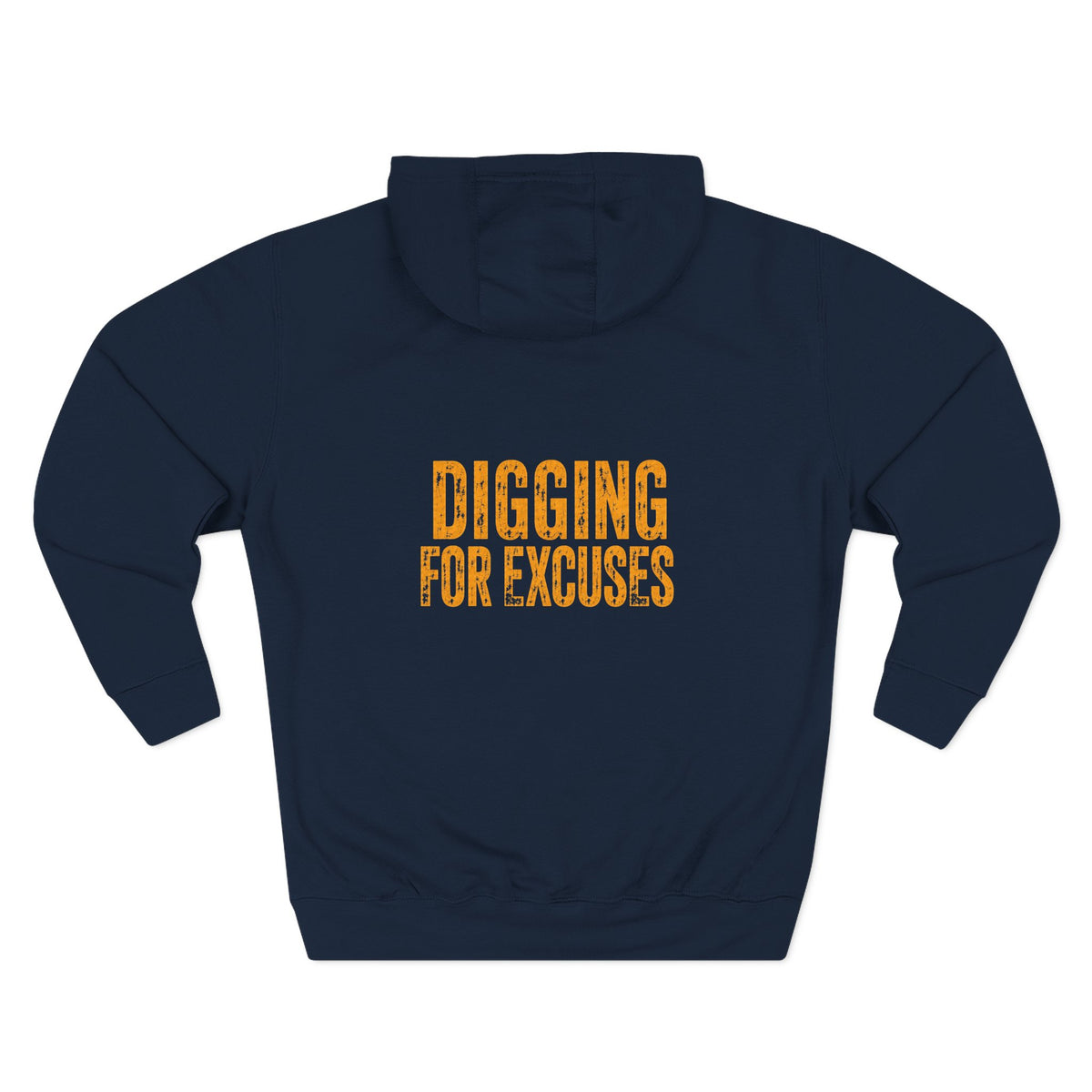 Night Shift Hoodie — 'Digging for Excuses' Relaxed Fleece Pullover