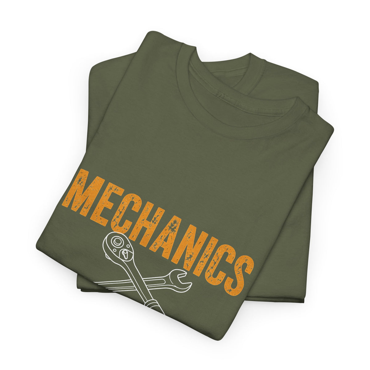Mechanics T-Shirt — 'Mechanics: We Can Fix Machines Not Operators' Work Tee