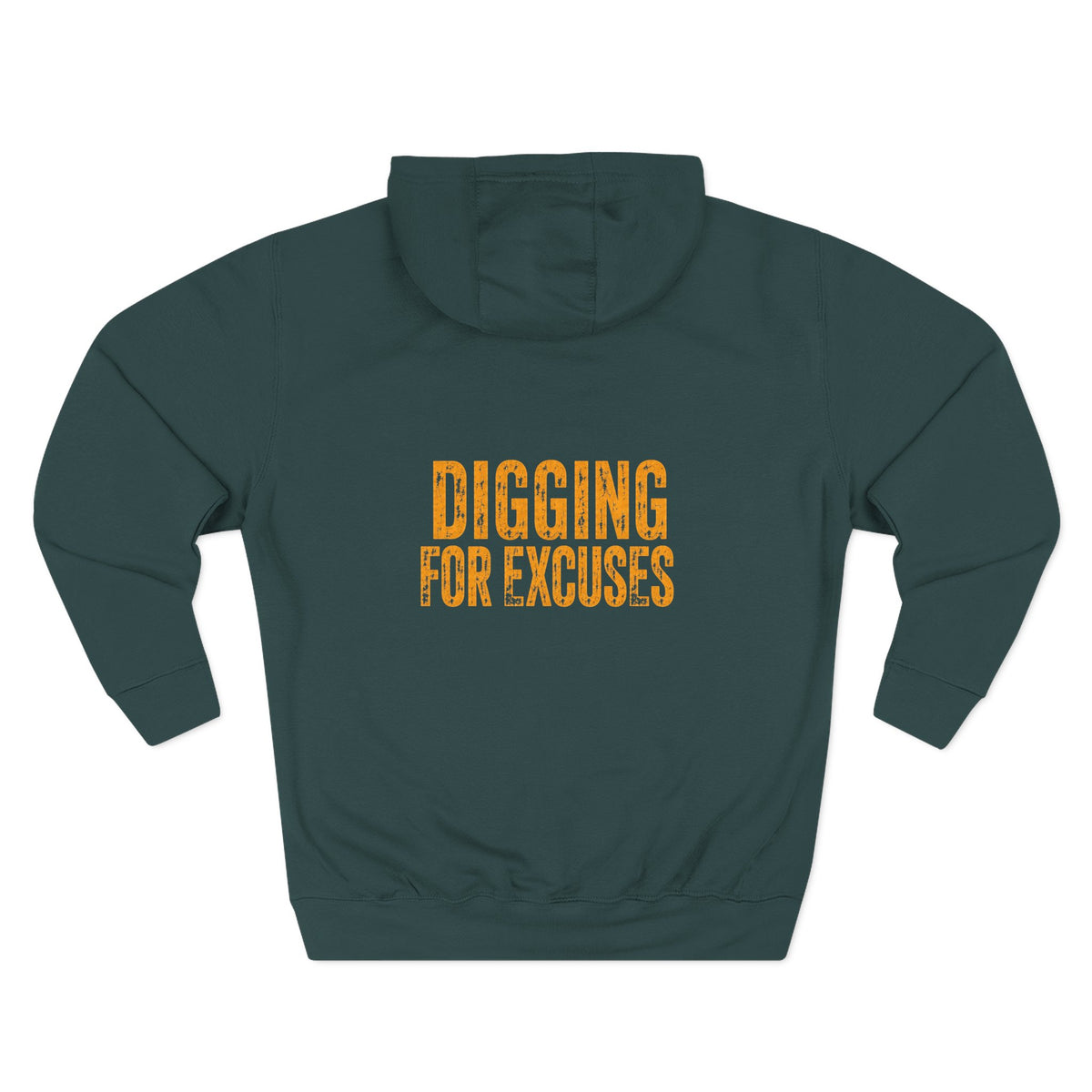 Night Shift Hoodie — 'Digging for Excuses' Relaxed Fleece Pullover