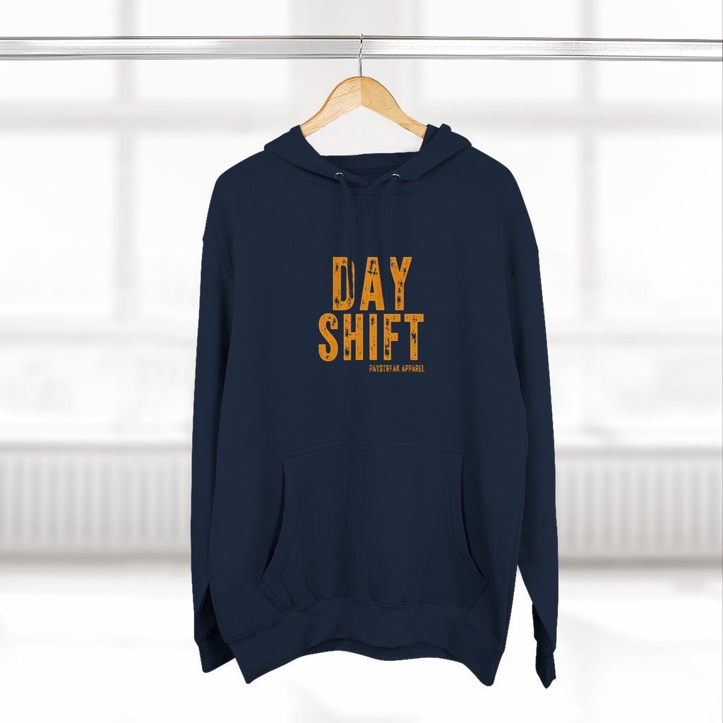 Day Shift Hoodie — 'Digging for Gold' Relaxed Fleece Pullover