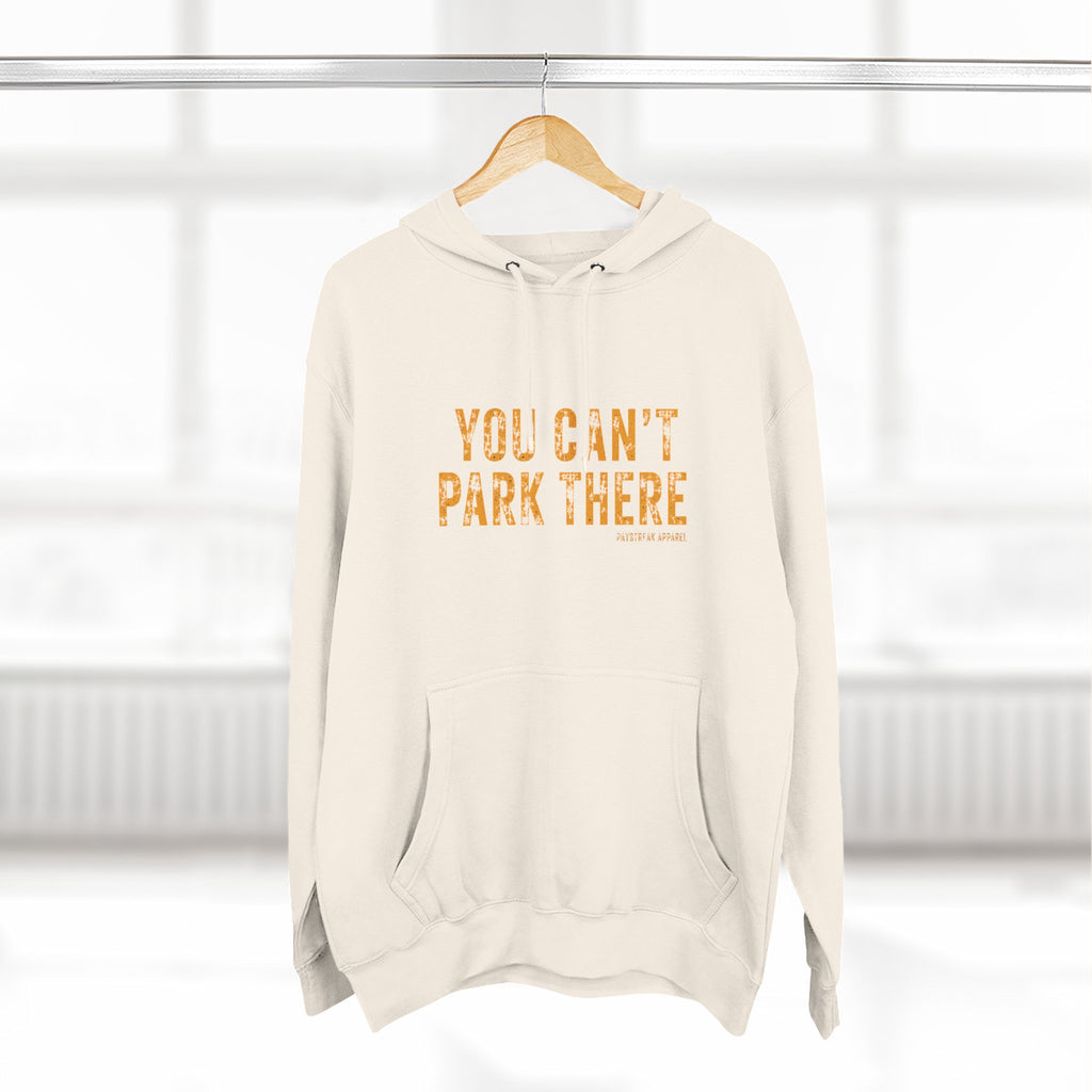 You Can't Park There Hoodie — Vintage Fishing Logo Fleece Pullover