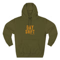 Day Shift Hoodie — 'Digging for Gold' Relaxed Fleece Pullover