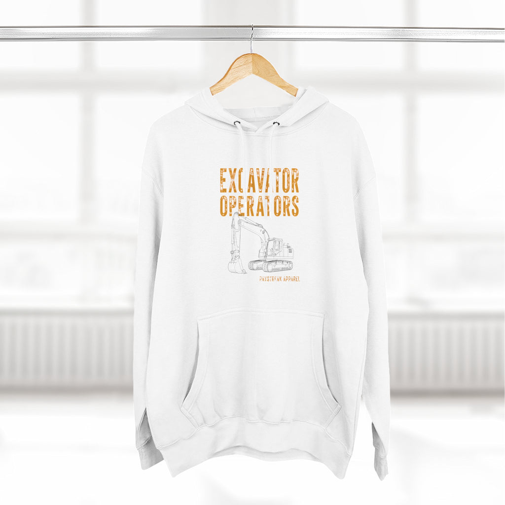 Excavator Operators Hoodie — 'Loading Trucks and Judging Your Parking'
