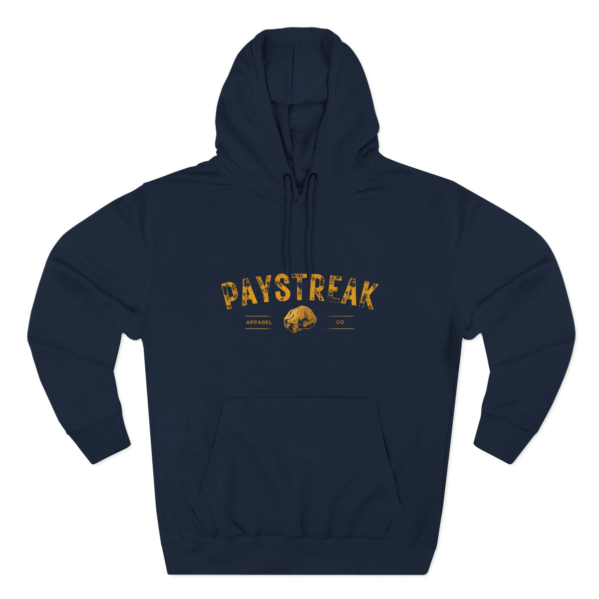 Paystreak Hoodie — Vintage Fishing Logo Fleece Pullover