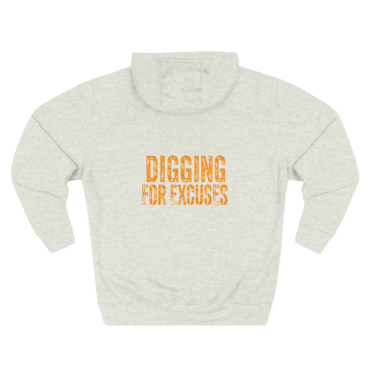 Night Shift Hoodie — 'Digging for Excuses' Relaxed Fleece Pullover