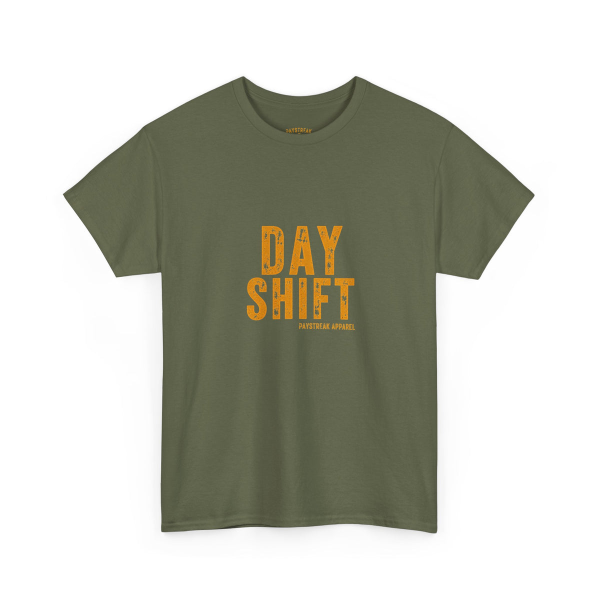 Day Shift T‑Shirt — 'Day Shift' Front, 'The Reason Why We Can't Have Nice Things' Back