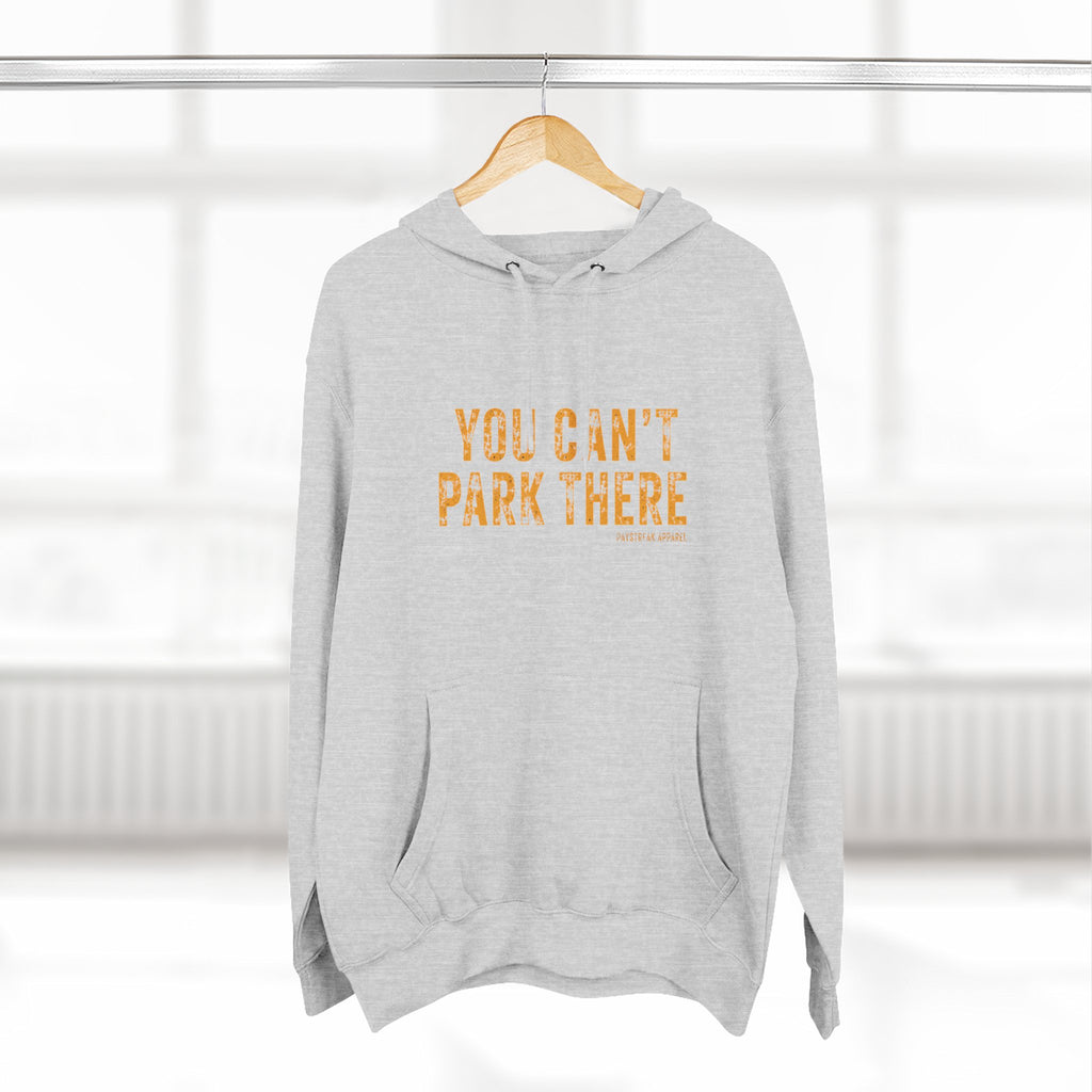 You Can't Park There Hoodie — Vintage Fishing Logo Fleece Pullover