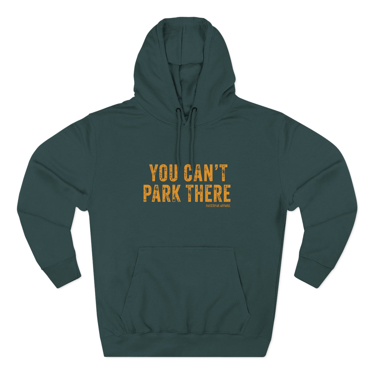 You Can't Park There Hoodie — Vintage Fishing Logo Fleece Pullover
