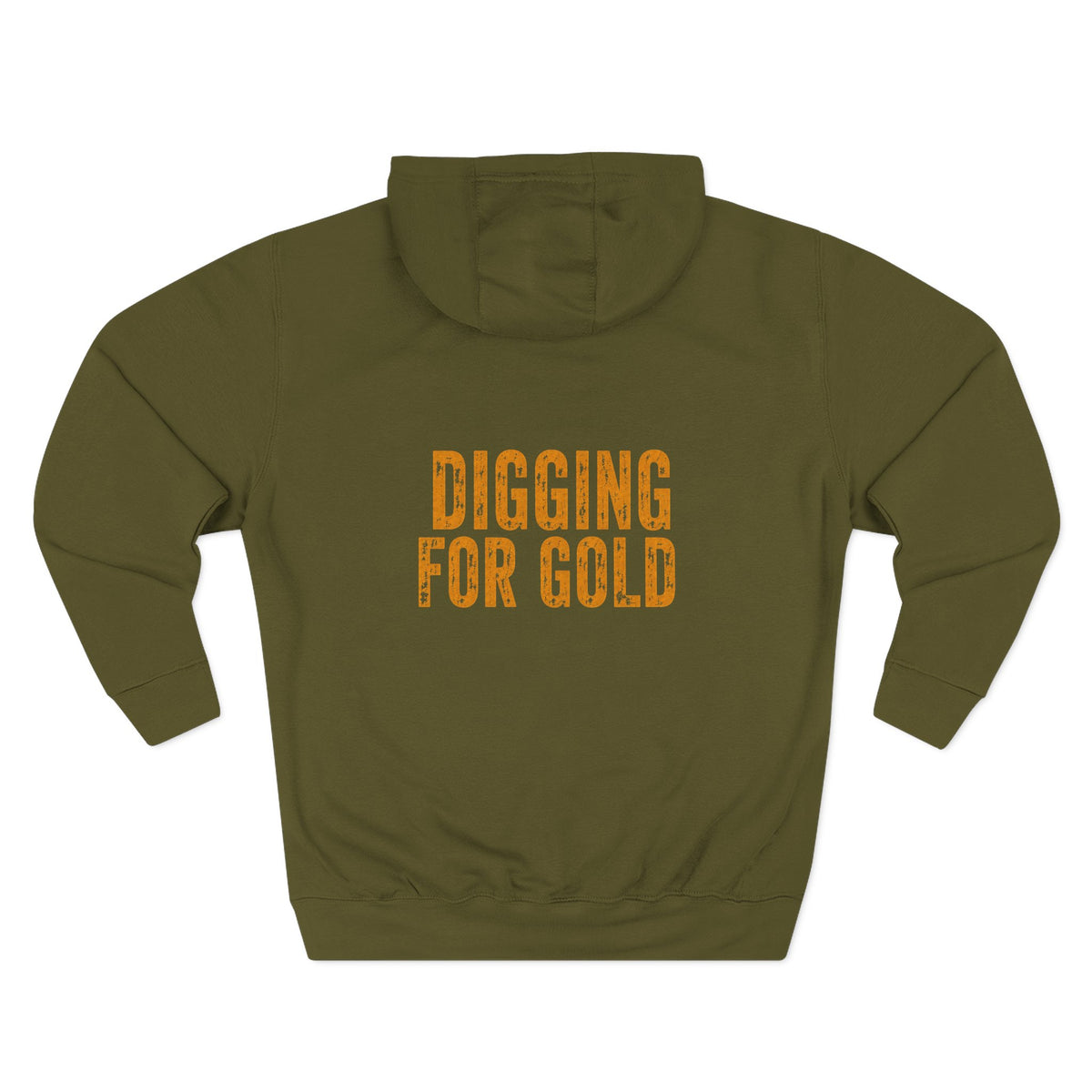 Day Shift Hoodie — 'Digging for Gold' Relaxed Fleece Pullover