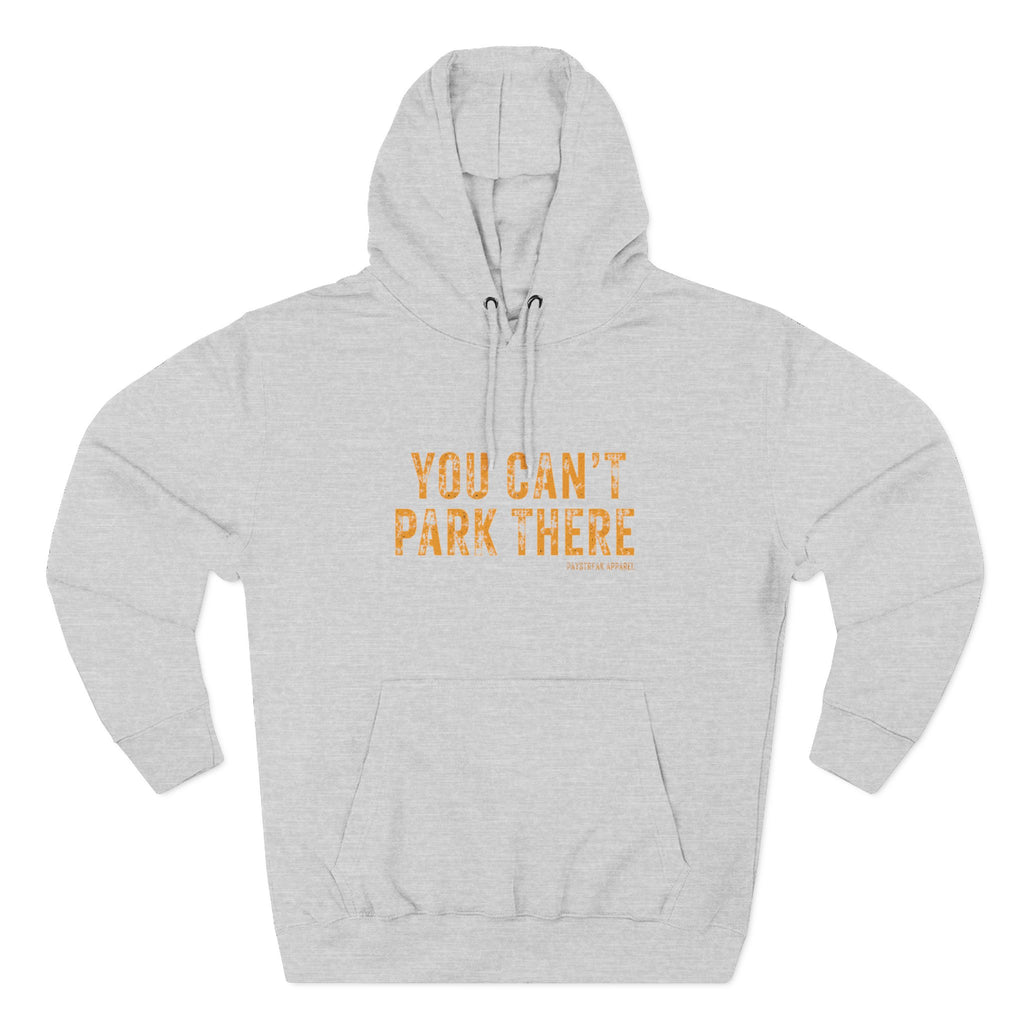 You Can't Park There Hoodie — Vintage Fishing Logo Fleece Pullover