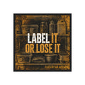 Label It or Lose It Square Magnet — Camp Kitchen