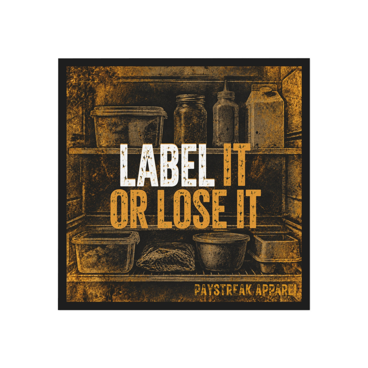 Label It or Lose It Square Magnet — Camp Kitchen