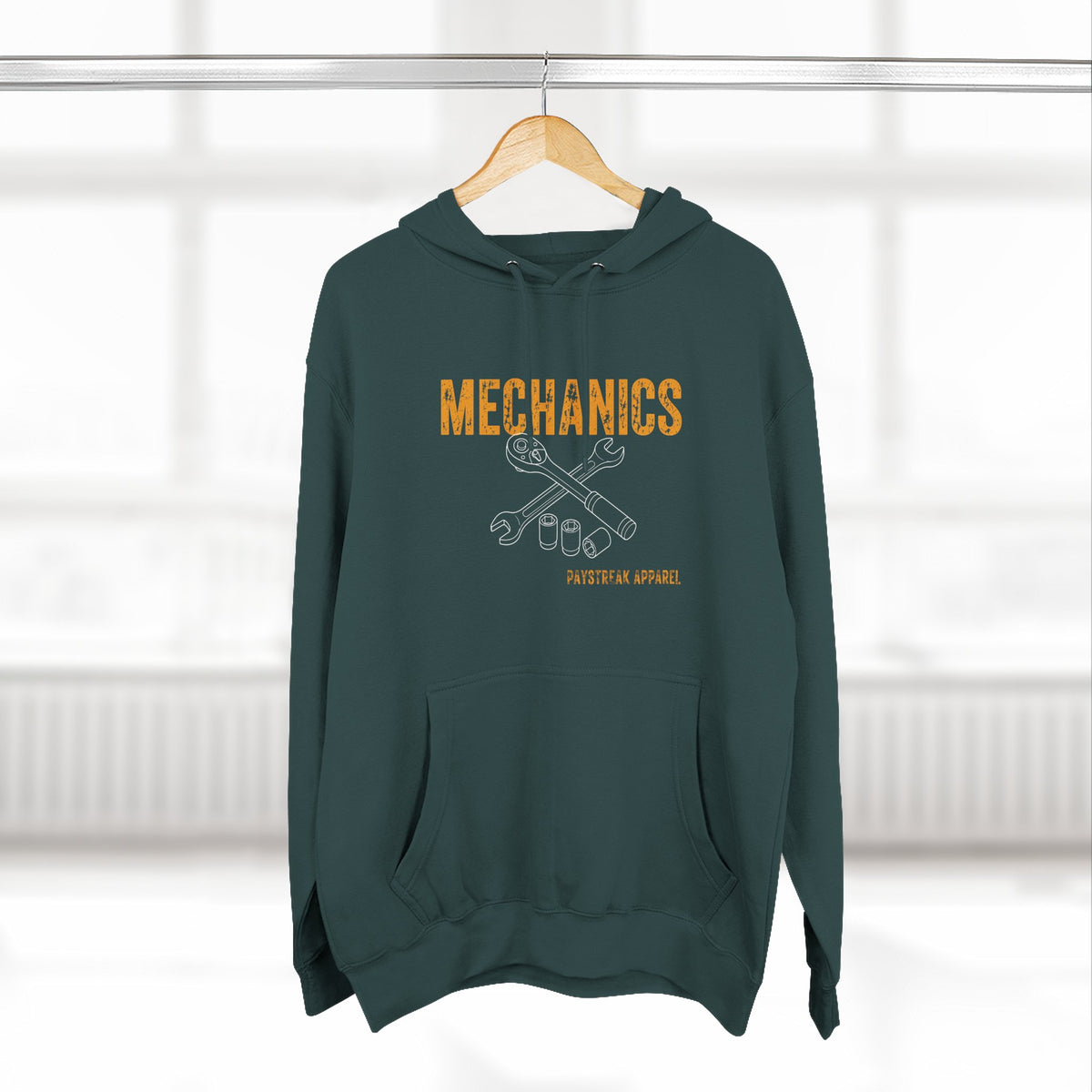 Mechanics Hoodie — 'Operators Keep Us Employed' Relaxed Fleece Pullover