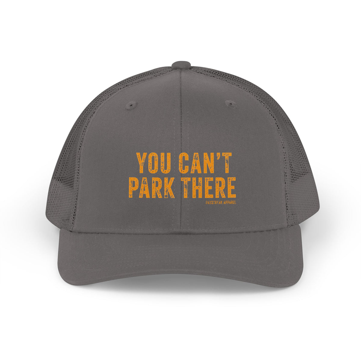 Trucker Hat — "You Can't Park There" Retro Distressed Mesh Cap