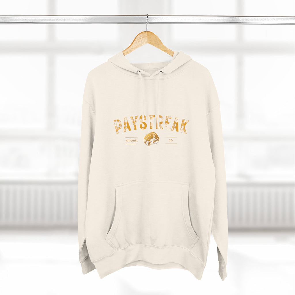 Paystreak Hoodie — Vintage Fishing Logo Fleece Pullover