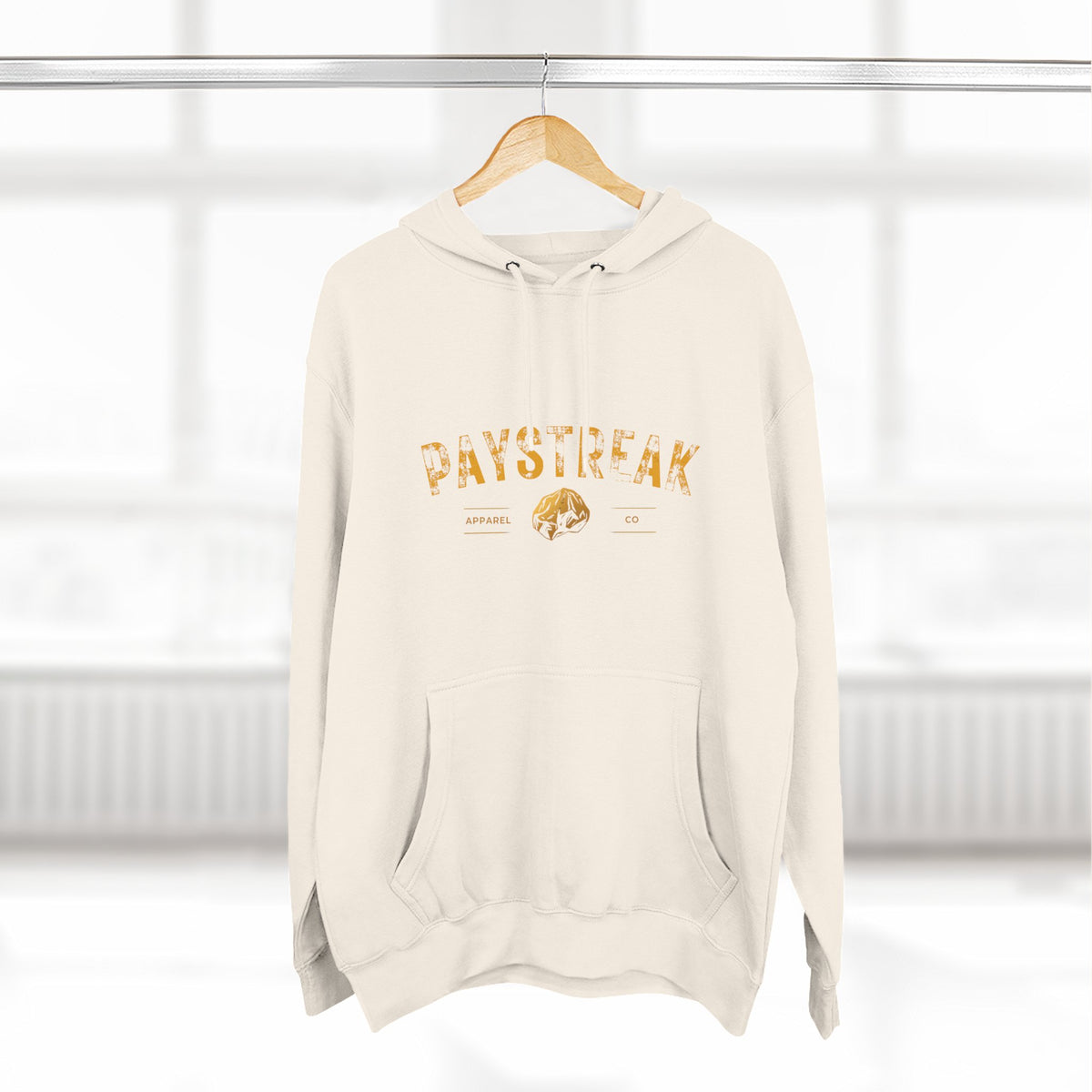 Paystreak Hoodie — Vintage Fishing Logo Fleece Pullover