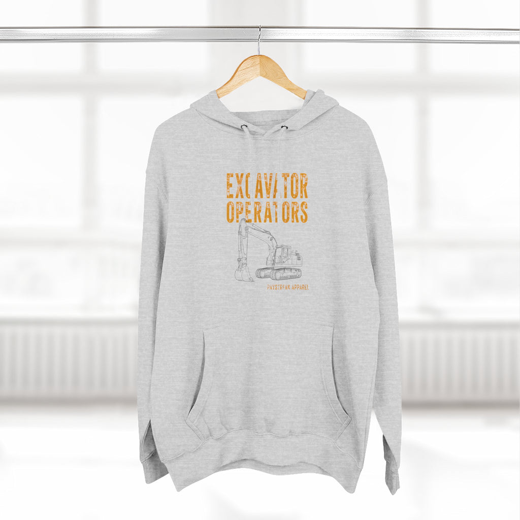 Excavator Operators Hoodie — 'Loading Trucks and Judging Your Parking'