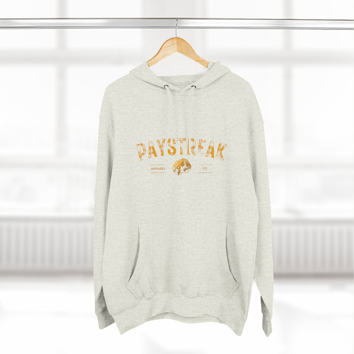 Paystreak Hoodie — Vintage Fishing Logo Fleece Pullover