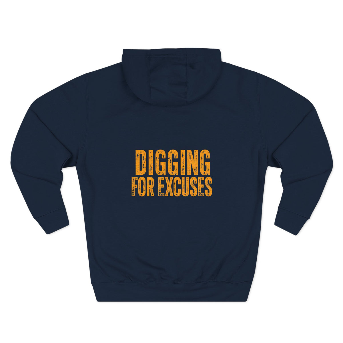 Day Shift Hoodie — 'Digging for Excuses' Relaxed Fleece Pullover