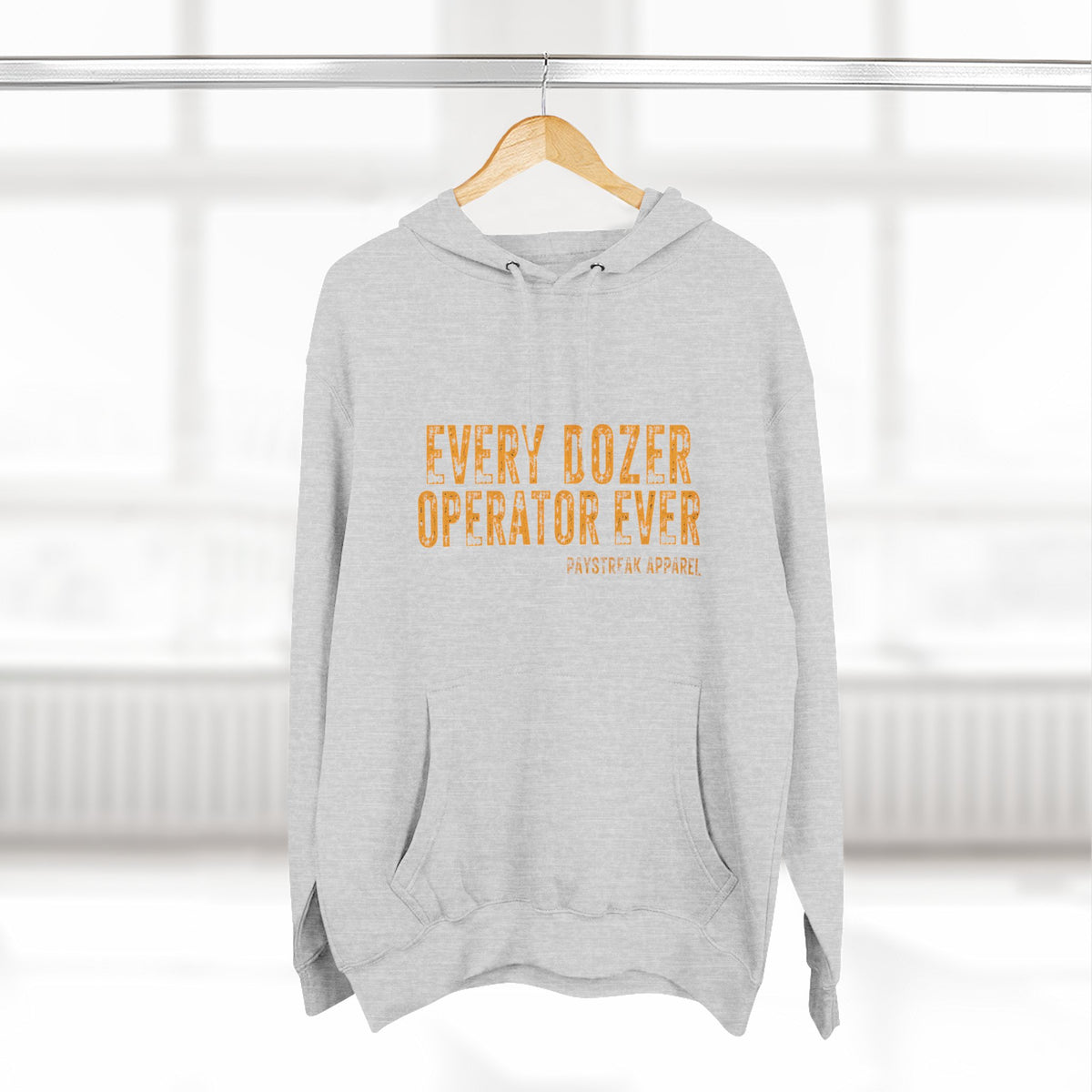 Hoodie — 'Every Dozer Operator Ever' Heavy-Duty Construction Crew Fleece Hoodie
