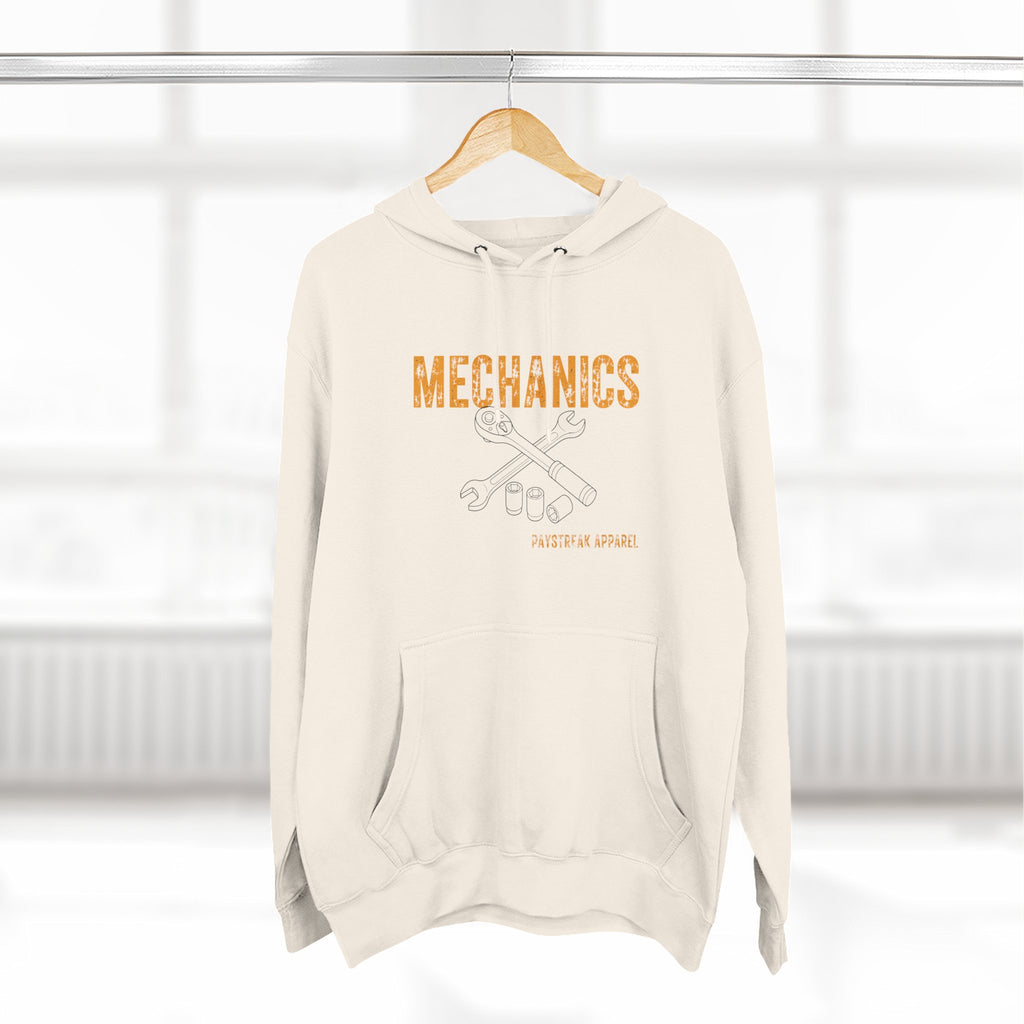 Mechanics Hoodie — 'We Can Fix Machines, Not Operators' Relaxed Fleece Pullover