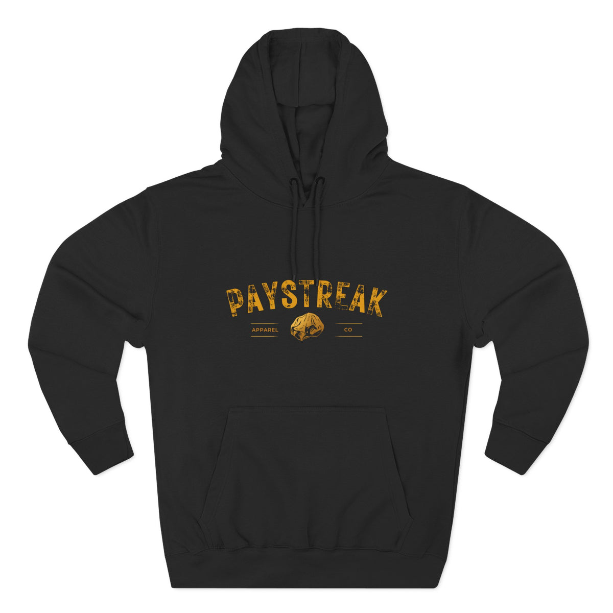 Paystreak Hoodie — Vintage Fishing Logo Fleece Pullover