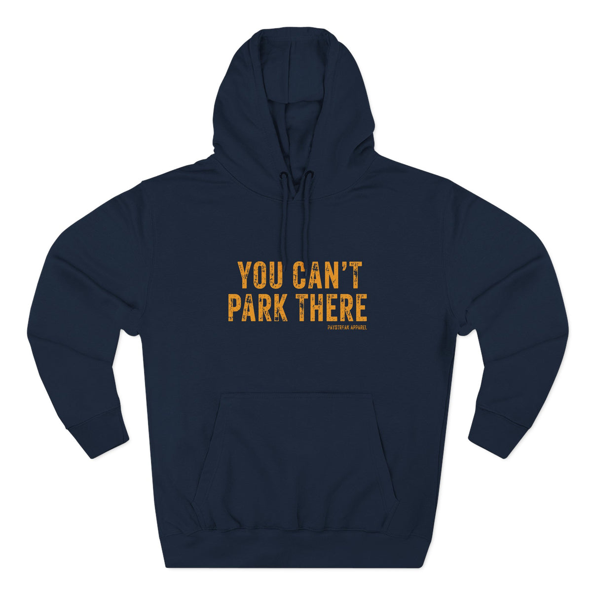 You Can't Park There Hoodie — Vintage Fishing Logo Fleece Pullover