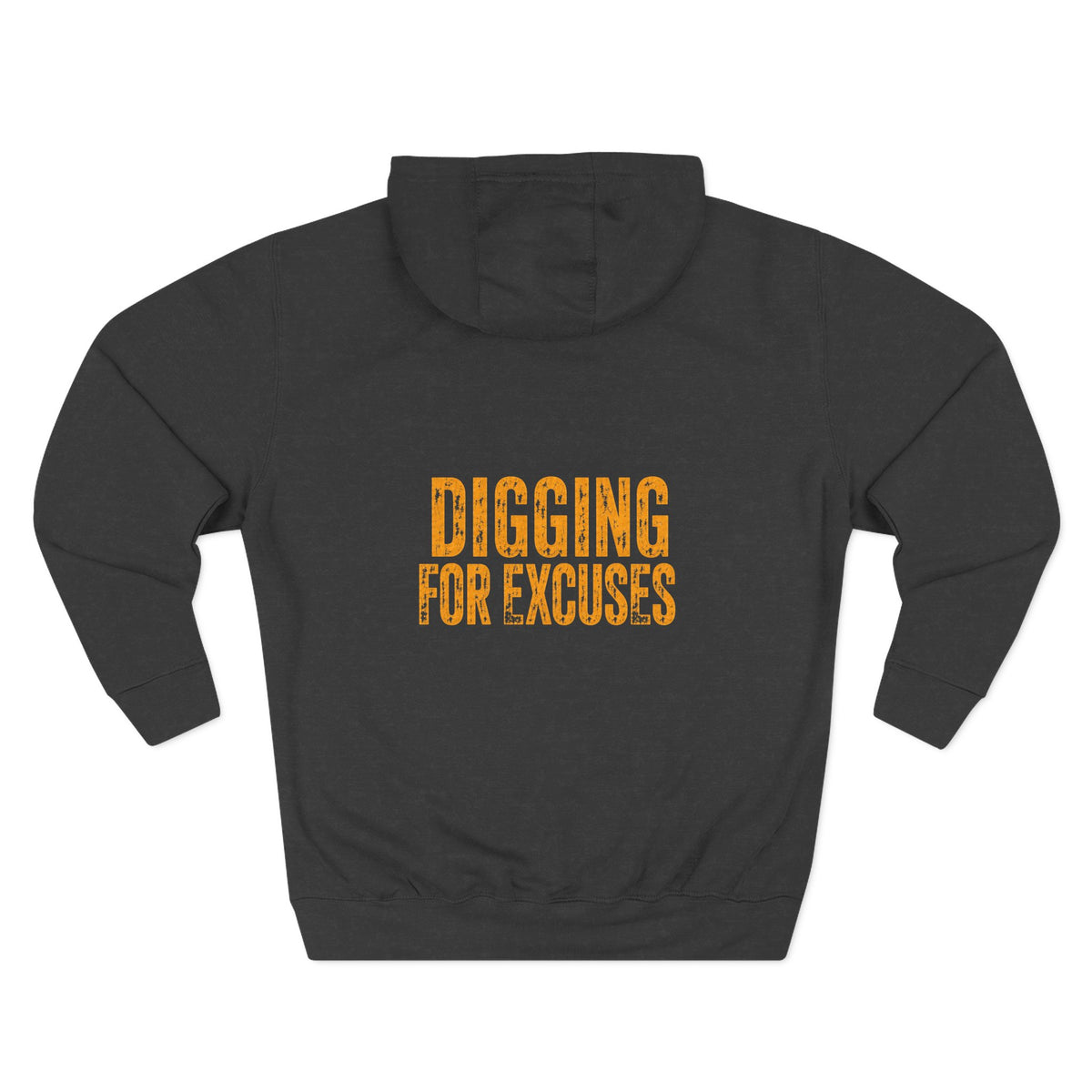Day Shift Hoodie — 'Digging for Excuses' Relaxed Fleece Pullover