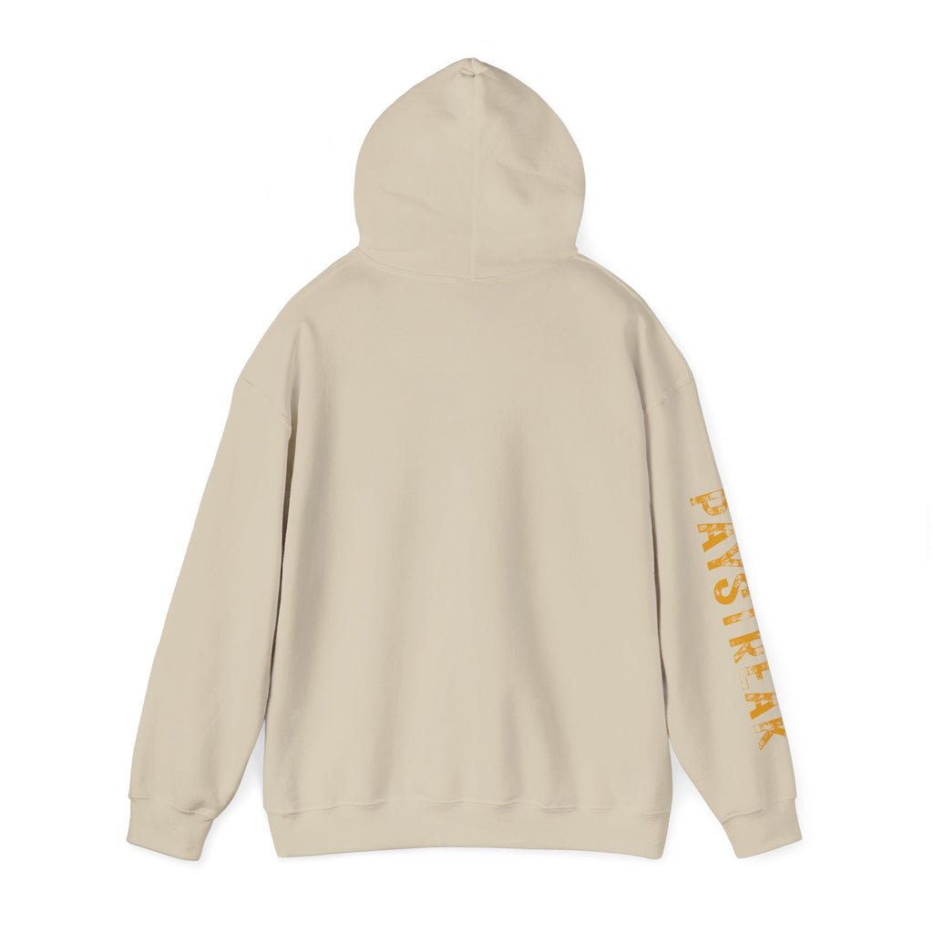 Paystreak Logo Hoodie — Retro Gold Graphic Hooded Sweatshirt