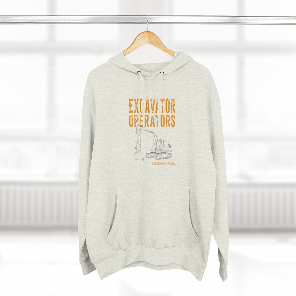 Excavator Operators Hoodie — 'Loading Trucks and Judging Your Parking'