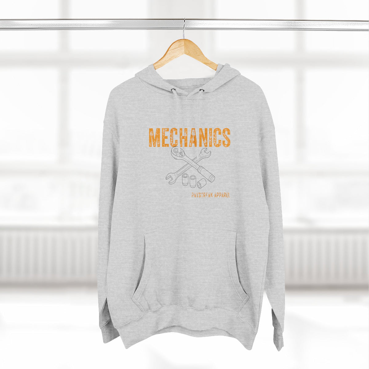 Mechanics Hoodie — 'Operators keep us employed' Relaxed Fleece Pullover