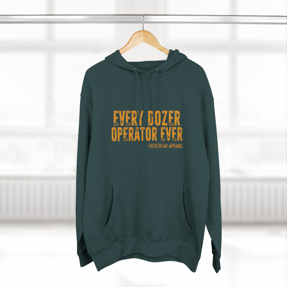 Dozer Operator Hoodie — 'Every Dozer Operator Ever' Distressed Workwear Hoodie