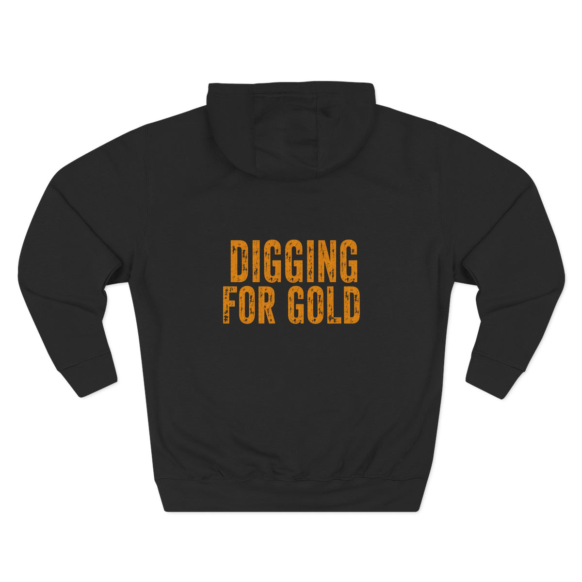 Day Shift Hoodie — 'Digging for Gold' Relaxed Fleece Pullover