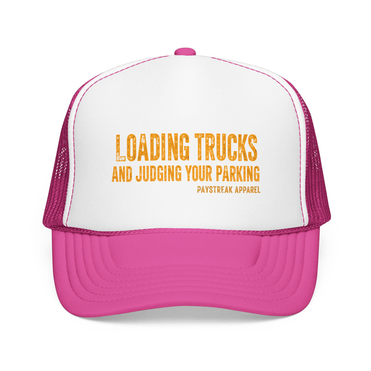 Trucker Hat — 'Loading Trucks and Judging Your Parking' Foam Mesh Cap