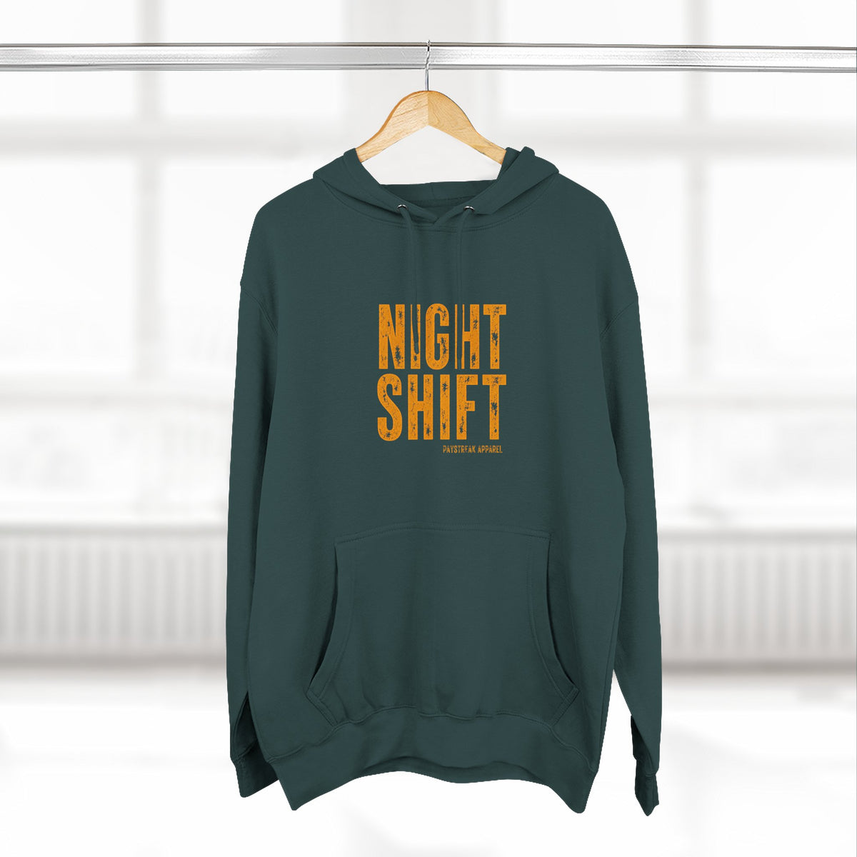 Night Shift Hoodie — 'Digging for Gold' Relaxed Fleece Pullover