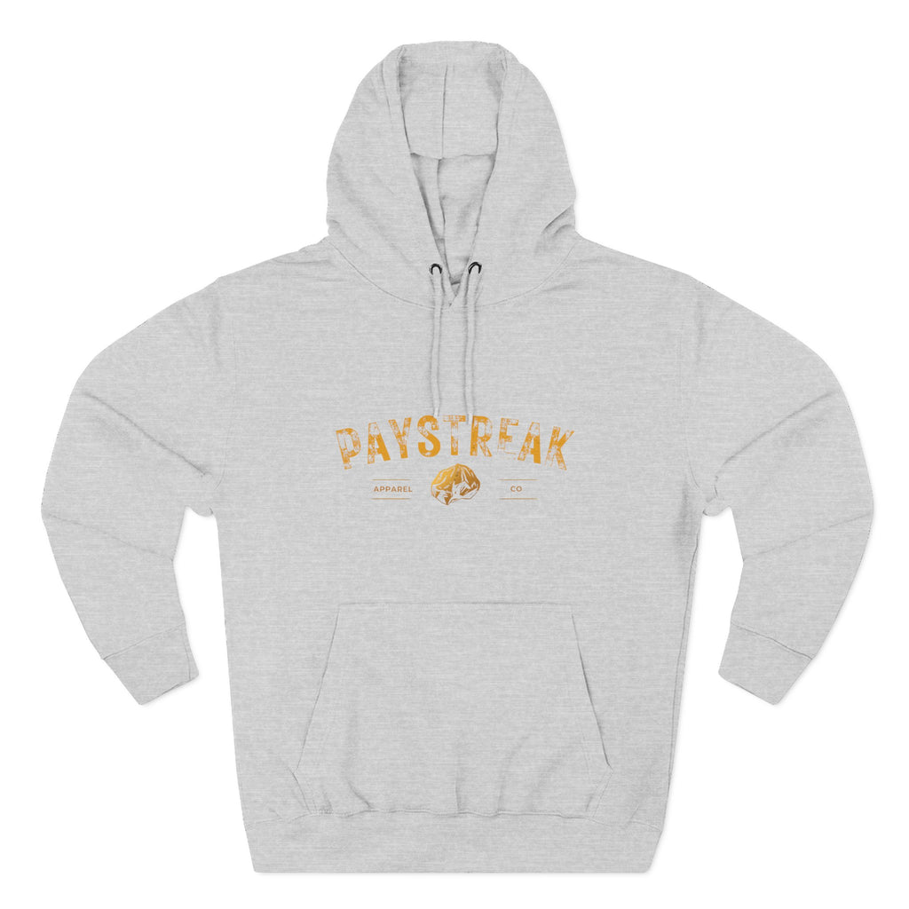 Paystreak Hoodie — Vintage Fishing Logo Fleece Pullover