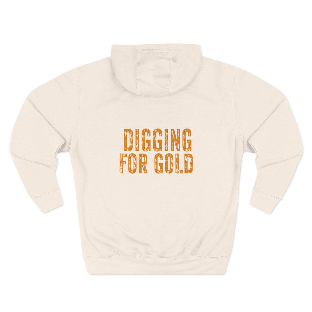 Night Shift Hoodie — 'Digging for Gold' Relaxed Fleece Pullover