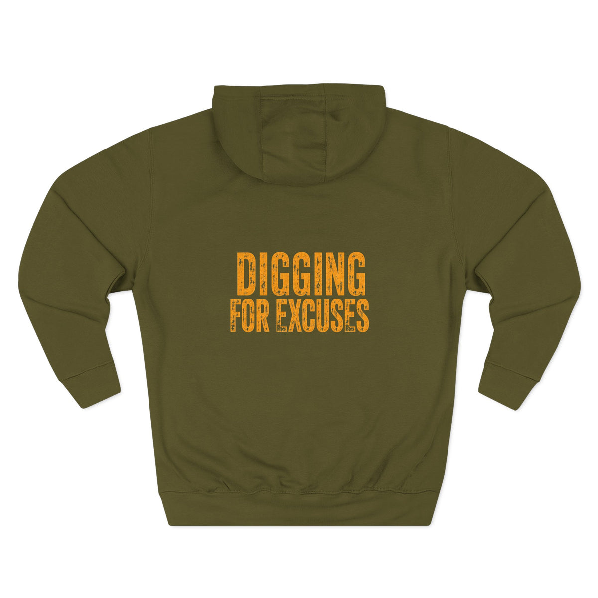 Night Shift Hoodie — 'Digging for Excuses' Relaxed Fleece Pullover