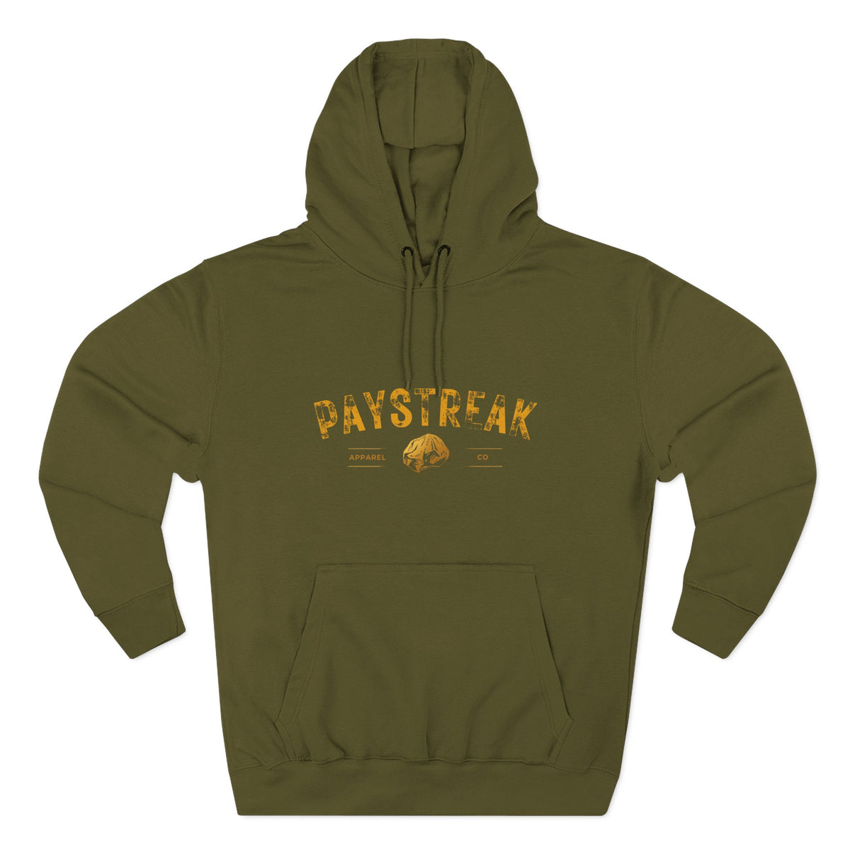 Paystreak Hoodie — Vintage Fishing Logo Fleece Pullover