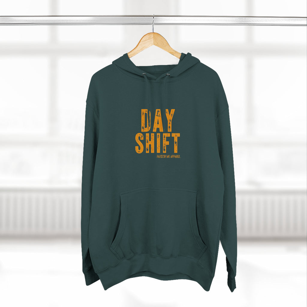 Day Shift Hoodie — 'Digging for Gold' Relaxed Fleece Pullover