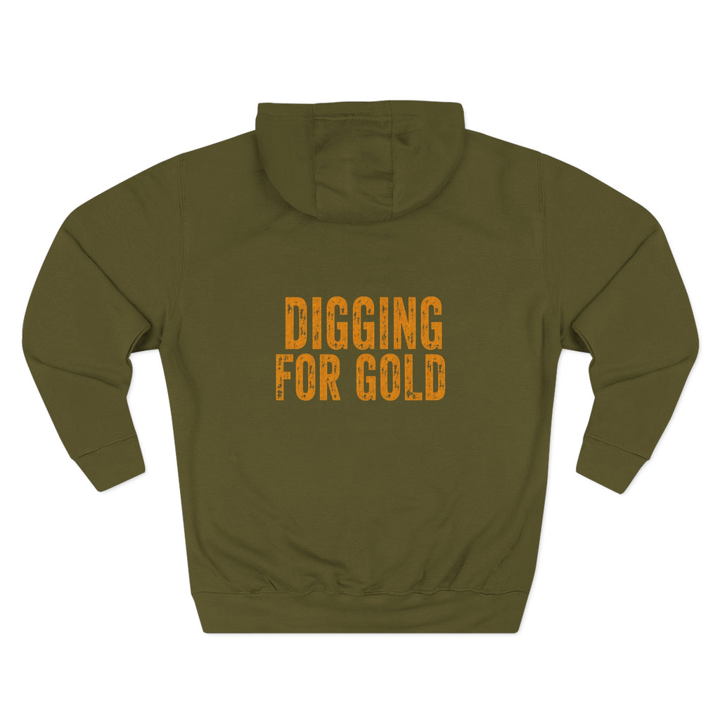 Night Shift Hoodie — 'Digging for Gold' Relaxed Fleece Pullover