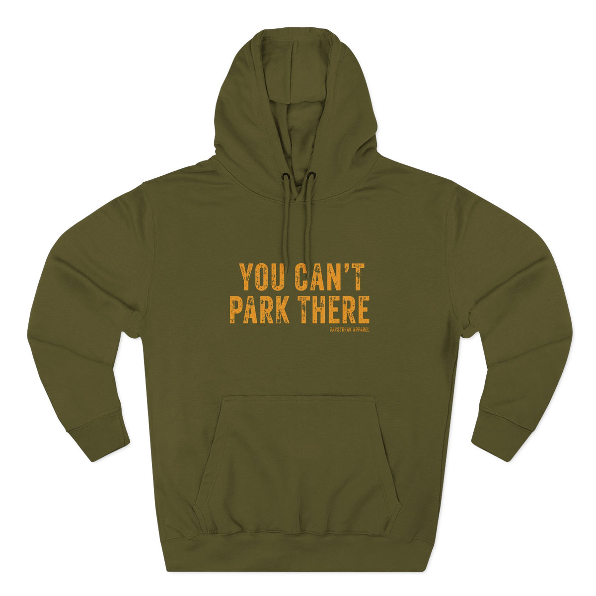 You Can't Park There Hoodie — Vintage Fishing Logo Fleece Pullover