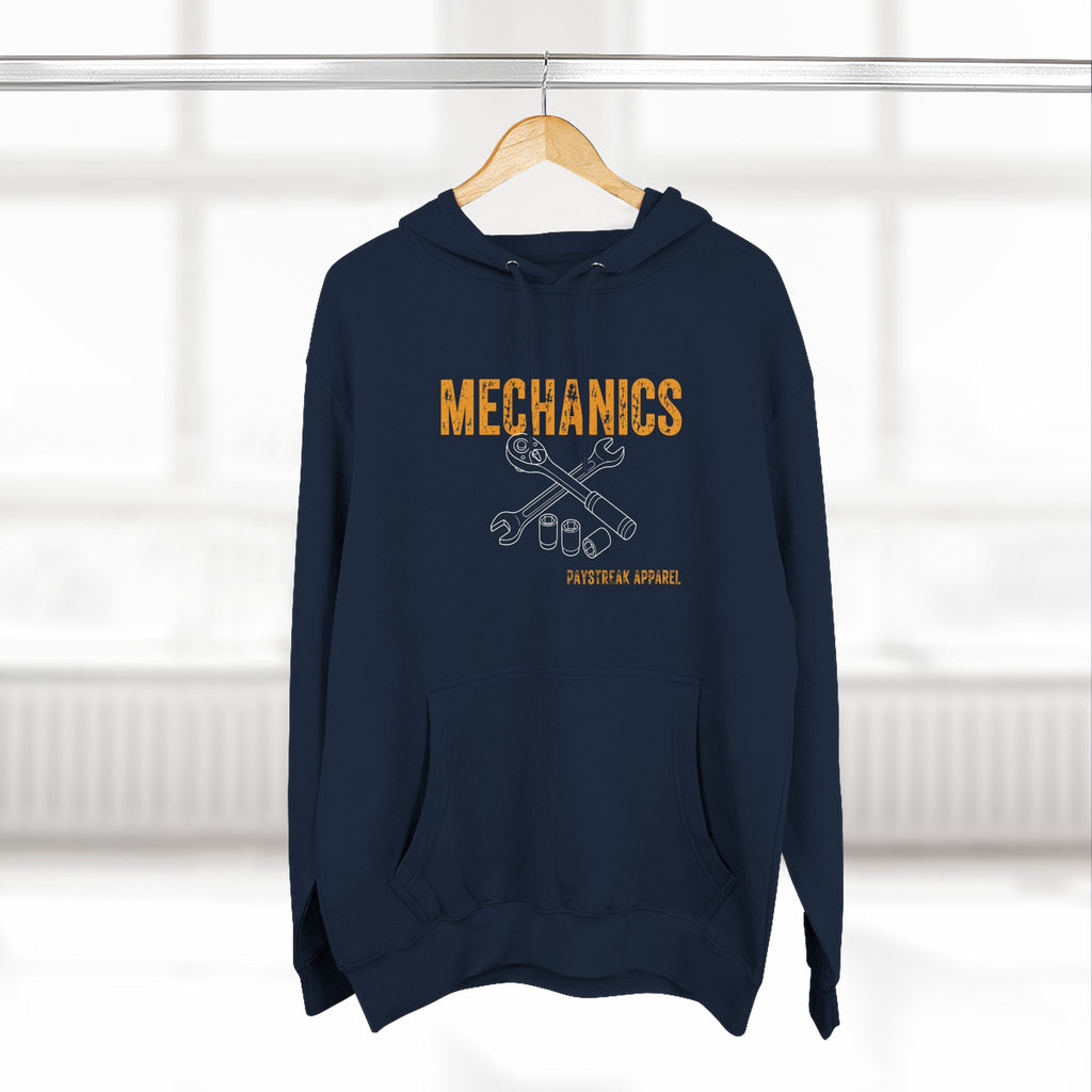 Mechanics Hoodie — 'We Can Fix Machines, Not Operators' Relaxed Fleece Pullover