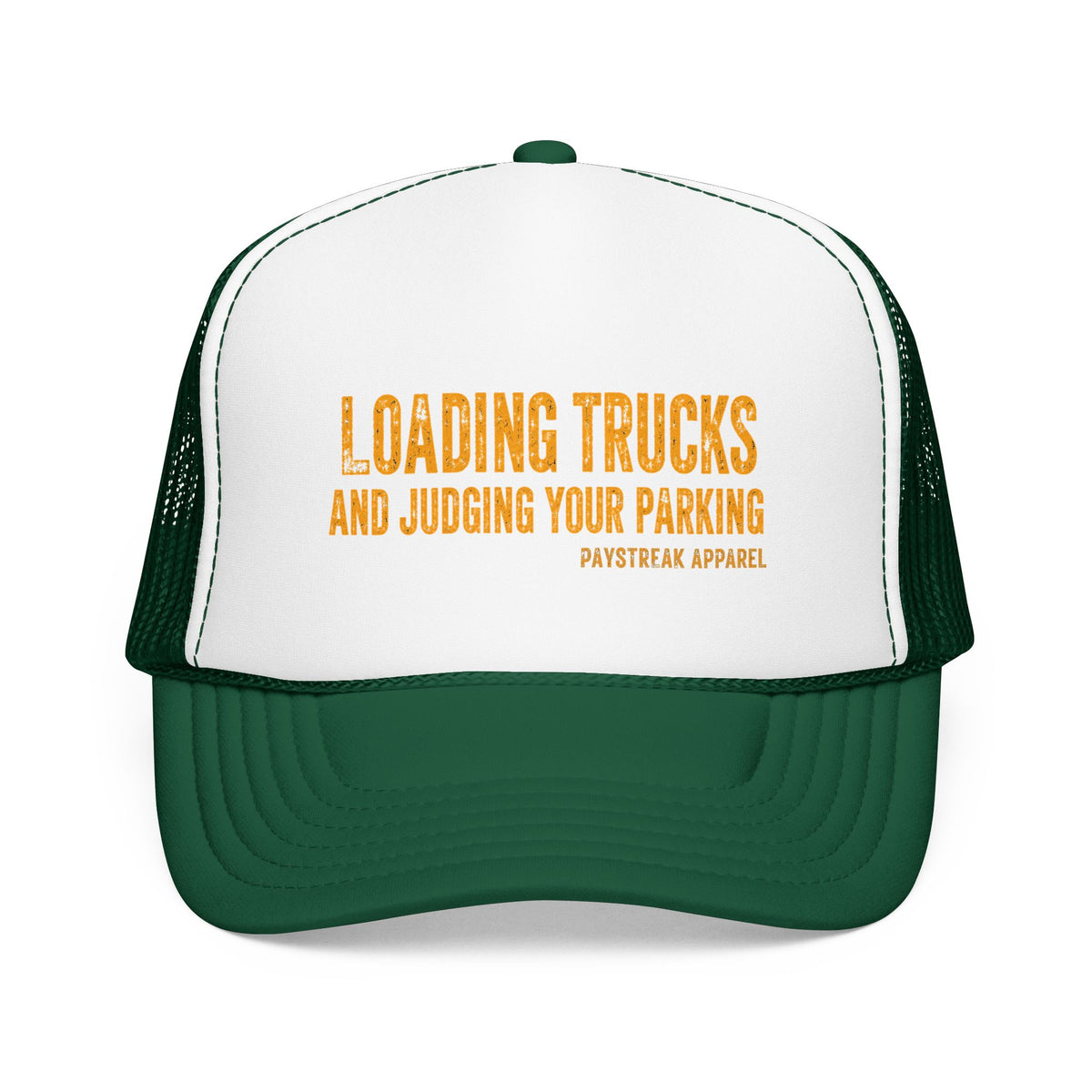 Trucker Hat — 'Loading Trucks and Judging Your Parking' Foam Mesh Cap