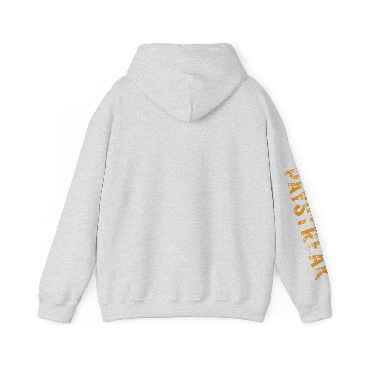 Paystreak Logo Hoodie — Retro Gold Graphic Hooded Sweatshirt