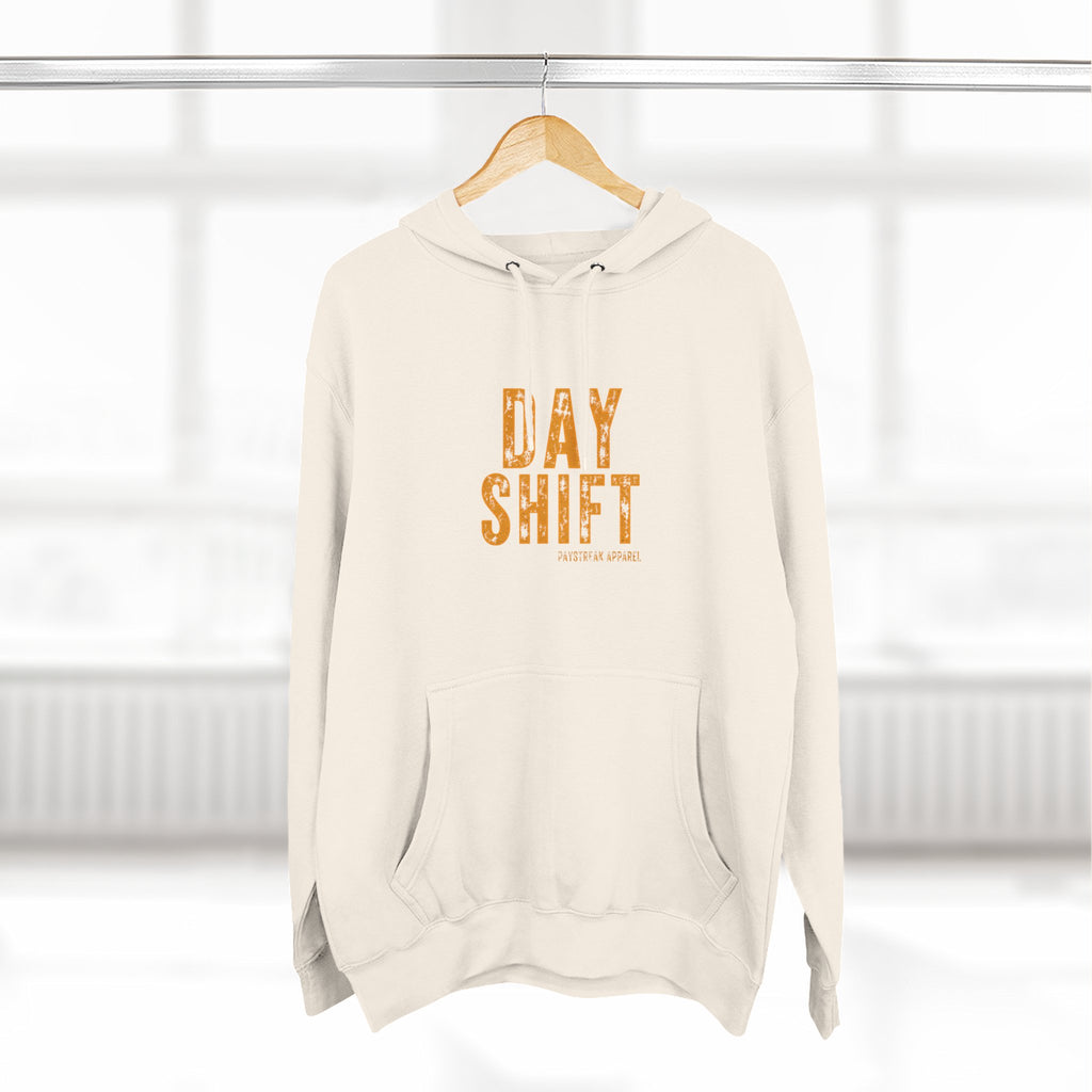 Day Shift Hoodie — 'Digging for Gold' Relaxed Fleece Pullover