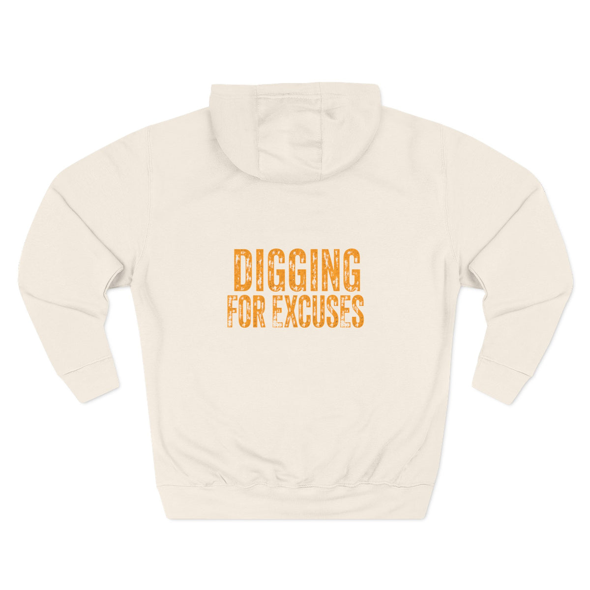 Night Shift Hoodie — 'Digging for Excuses' Relaxed Fleece Pullover
