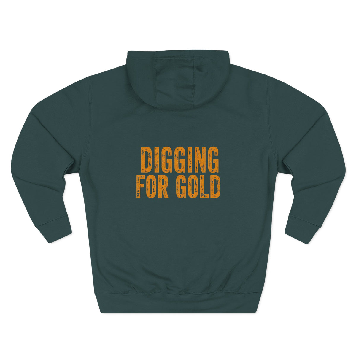 Day Shift Hoodie — 'Digging for Gold' Relaxed Fleece Pullover