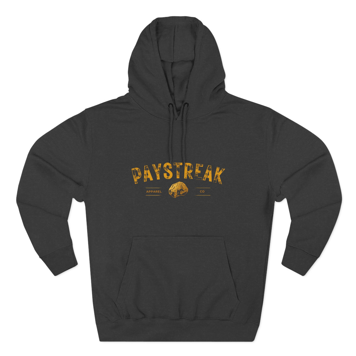 Paystreak Hoodie — Vintage Fishing Logo Fleece Pullover